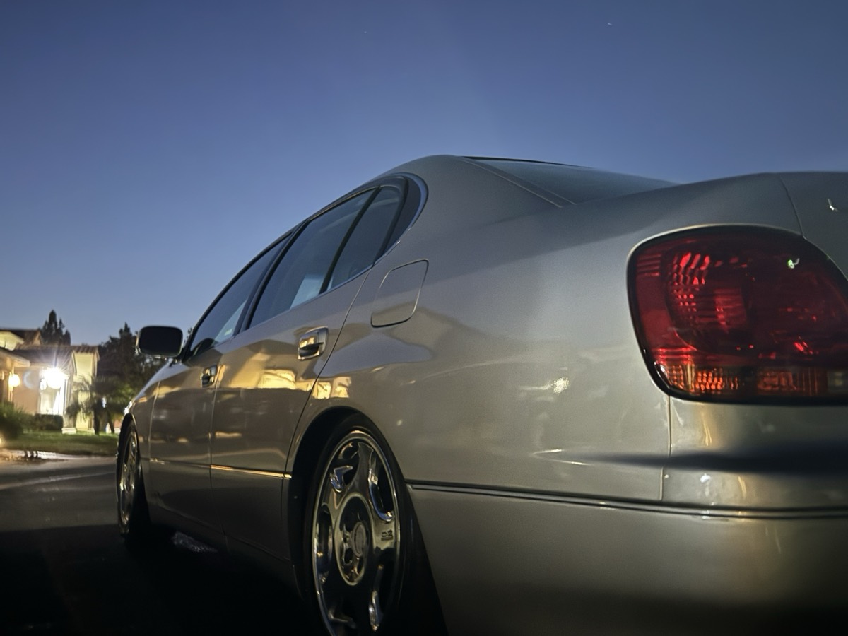 Silver sedan after an exterior detail